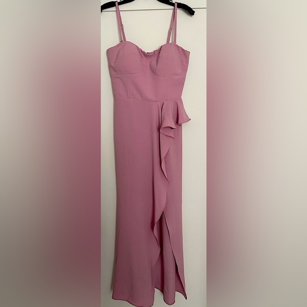 NWOT Dress The Population Pink Elegant Pink Evening Gown- size small - Picture 5 of 6